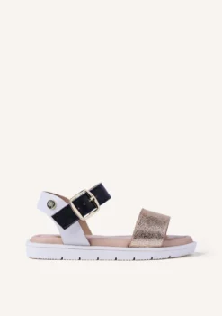 SANDALIAS PIEL BRILLO ONGATA