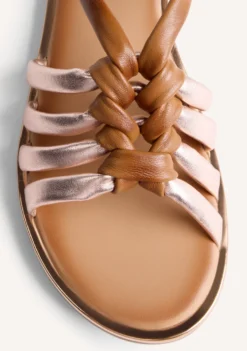 SANDALIAS PIEL NUDOS PEPPERELL