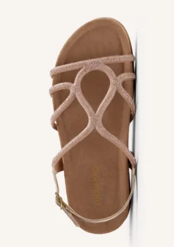 SANDALIAS PIEL PEDRERÍA EMKOANI