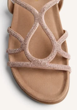 SANDALIAS PIEL PEDRERÍA EMKOANI