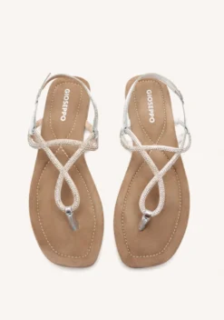 SANDALIAS PIEL PEDRERÍA KINGFIELD