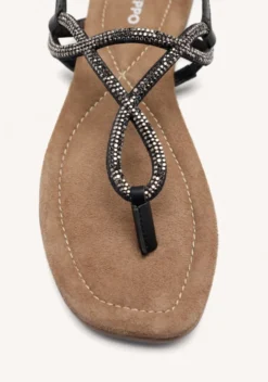 SANDALIAS PIEL PEDRERÍA KINGFIELD