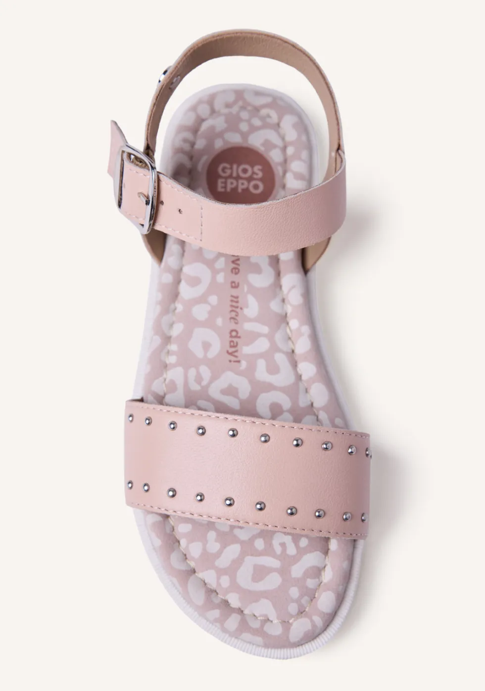 SANDALIAS PIEL TACHAS CABERFAE