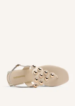 SANDALIAS PIEL TACHAS KADUNA