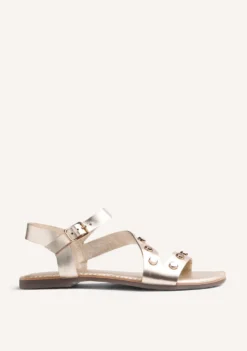SANDALIAS PIEL TACHAS MASENO