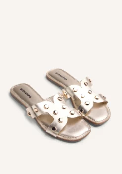 SANDALIAS PIEL TACHAS MILLSTON