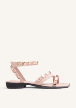 SANDALIAS PIEL TACHAS MINDO