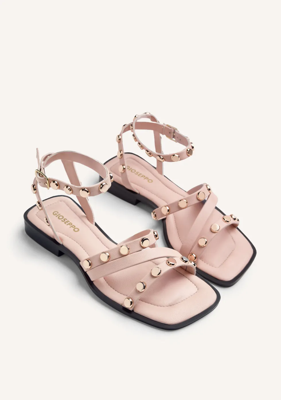 SANDALIAS PIEL TACHAS MINDO