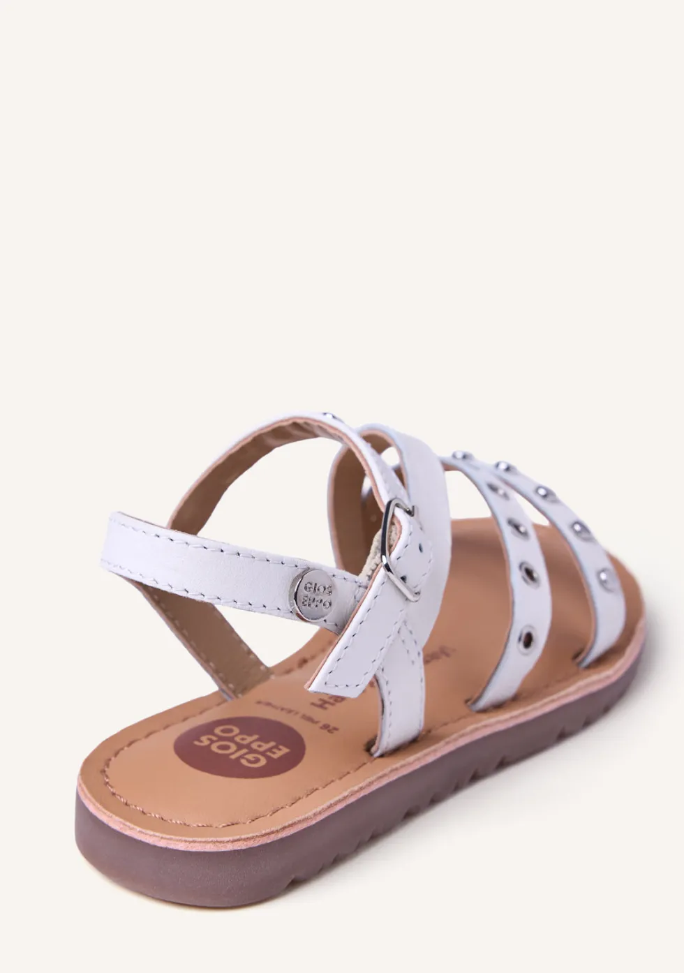 SANDALIAS PIEL, TACHAS Y OLLADOS AWASI