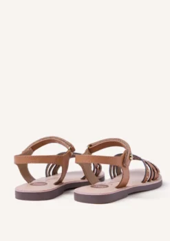 SANDALIAS PIEL TACHAS YSTAD