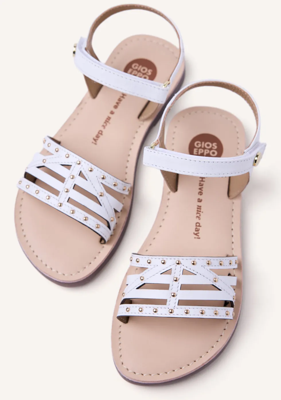 SANDALIAS PIEL TACHAS YSTAD