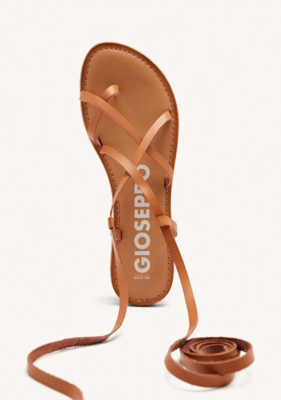 SANDALIAS PIEL TIRAS LUSSAT