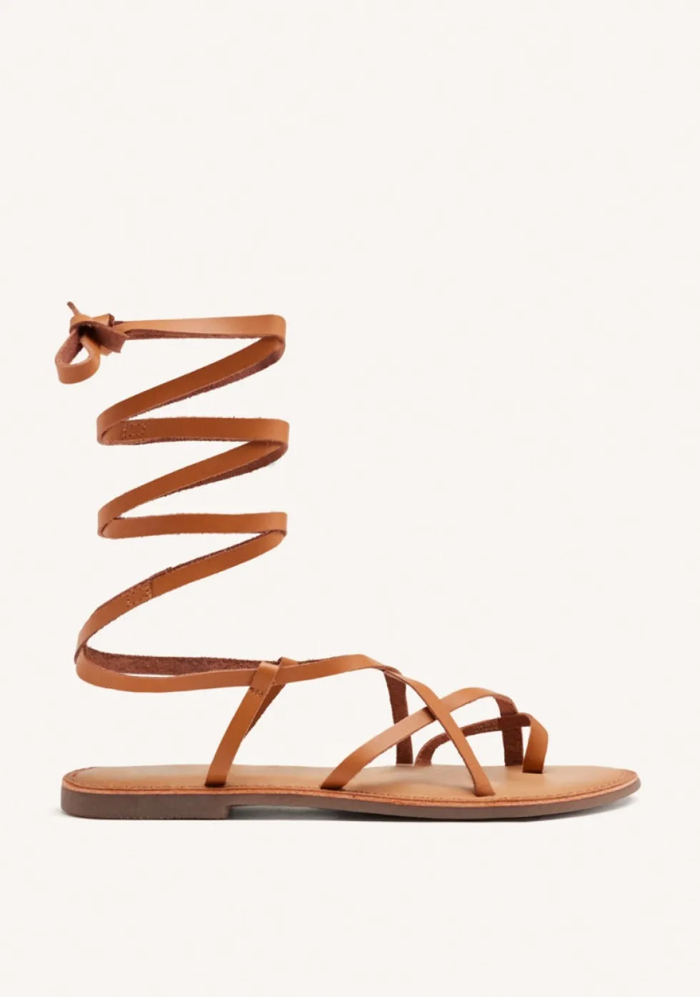 SANDALIAS PIEL TIRAS LUSSAT