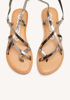 SANDALIAS PIEL TIRAS LUSSAT