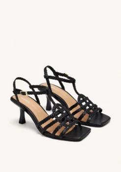 SANDALIAS PIEL TRENZADA