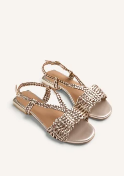 SANDALIAS PIEL TRENZADA KITUNDA