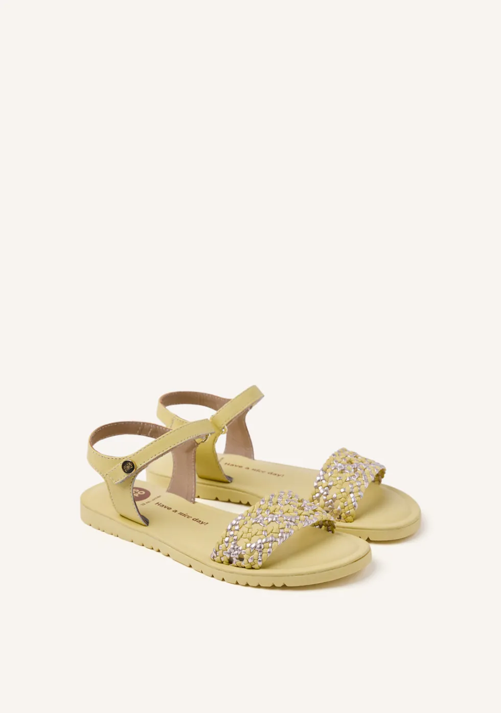 SANDALIAS PIEL TRENZADA MAHIU