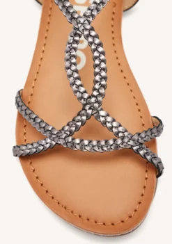 SANDALIAS PIEL TRENZADA NIOAQUE