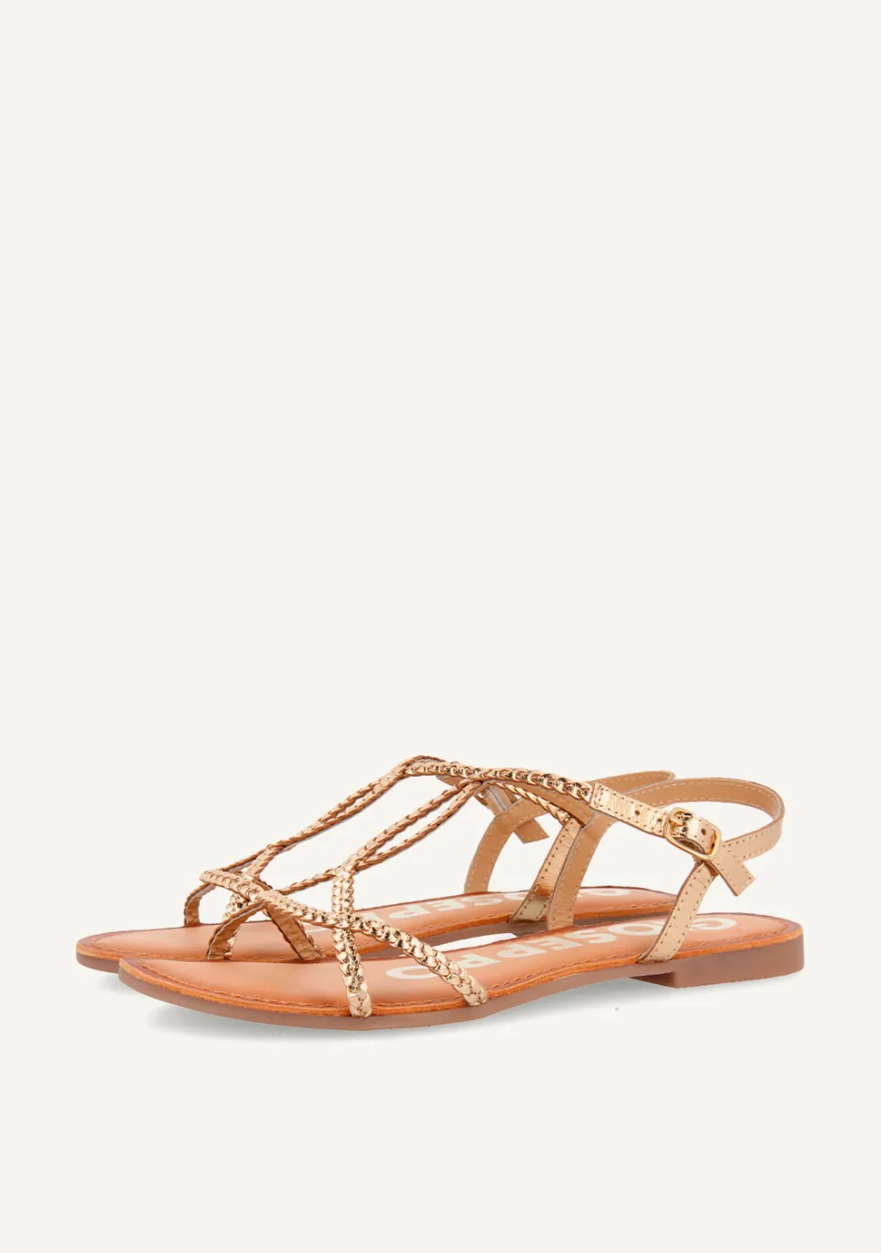 SANDALIAS PIEL TRENZADA OSSIAN