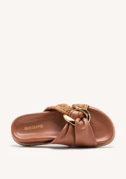 SANDALIAS PIEL Y RAFIA TISBURY