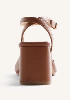 SANDALIAS TACÓN PIEL JOYA KABARNET