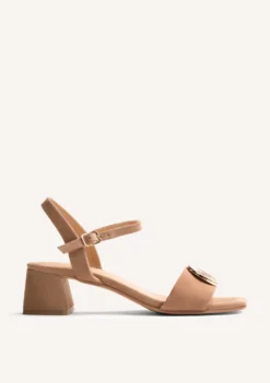 SANDALIAS TACÓN PIEL JOYA VERNDALE