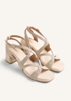 SANDALIAS TACÓN PIEL MOHORO