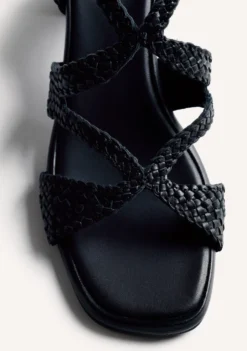 SANDALIAS TACÓN PIEL MOHORO