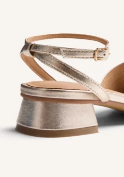 SANDALIAS TACÓN PIEL RAYAS BIGELOW
