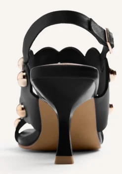 SANDALIAS TACÓN PIEL TACHAS KAKUMA
