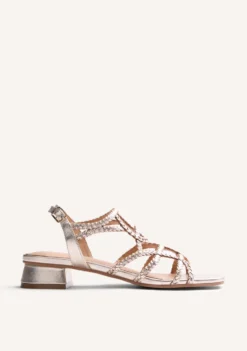 SANDALIAS TACÓN PIEL TRENZADA BILICE