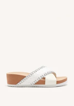 SANDALIAS TRENZADO CUÑA OMA