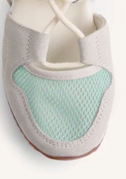 ZAPATILLAS ABIERTAS PIEL Y REJILLA CUÑA RONGAI