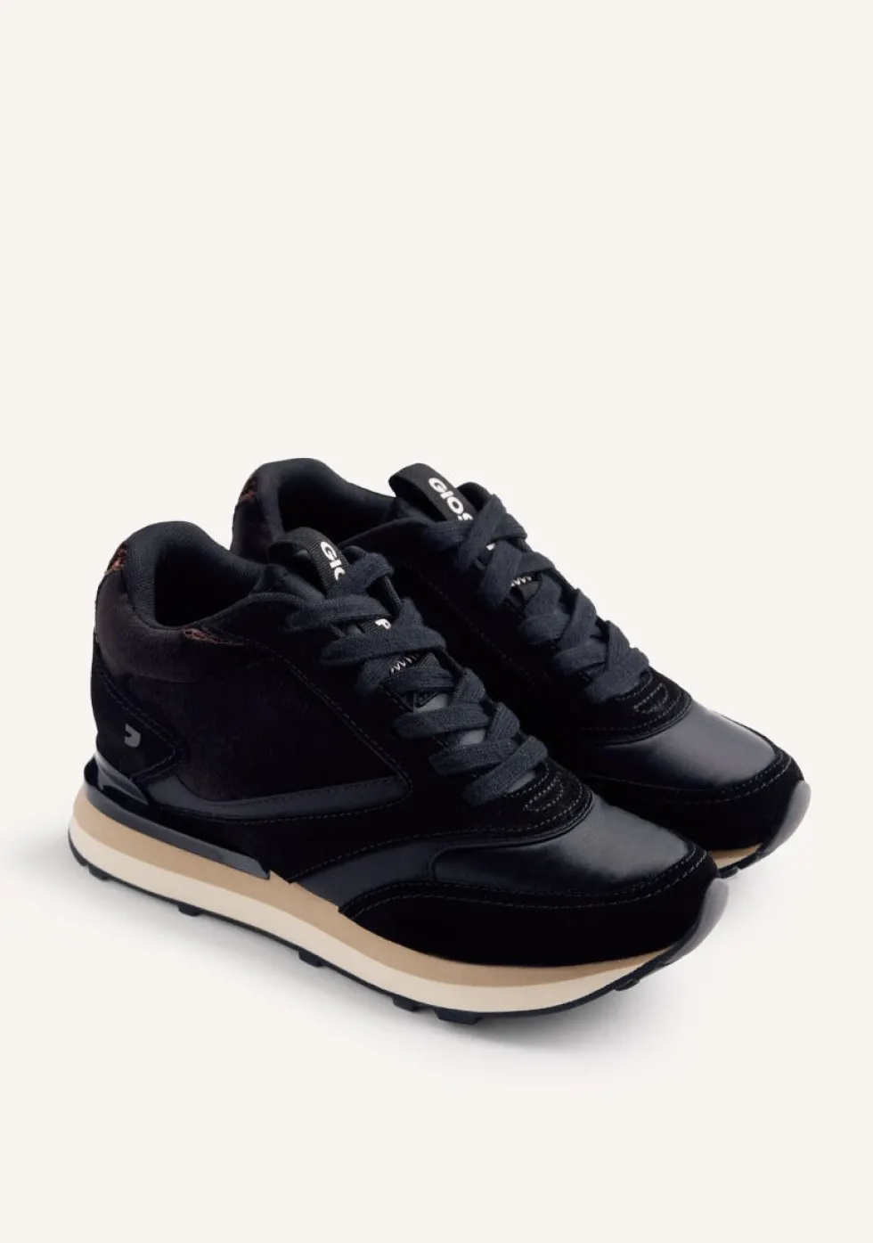 ZAPATILLAS ATERCIOPELADAS PIEL CUÑA LANDFALL
