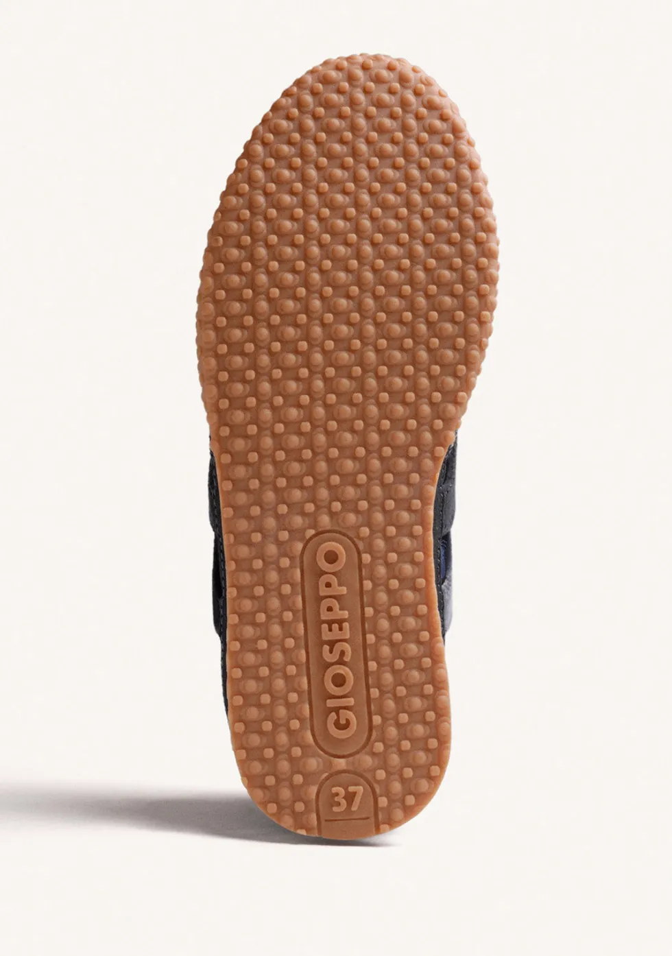 ZAPATILLAS AZUL PIEL Y SATÉN FLORES