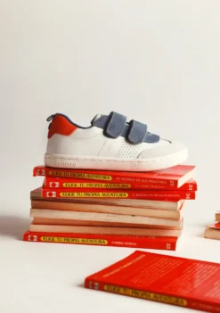 ZAPATILLAS BAREFOOT AZUL PIEL