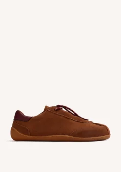 ZAPATILLAS BAREFOOT MARRÓN PIEL SERRAJE