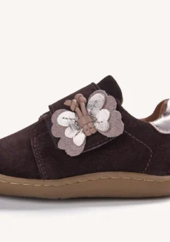 ZAPATILLAS BAREFOOT MARRÓN PIEL BRILLO