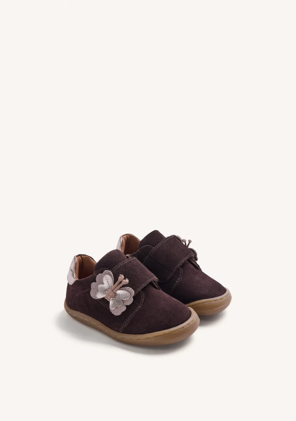 ZAPATILLAS BAREFOOT MARRÓN PIEL BRILLO