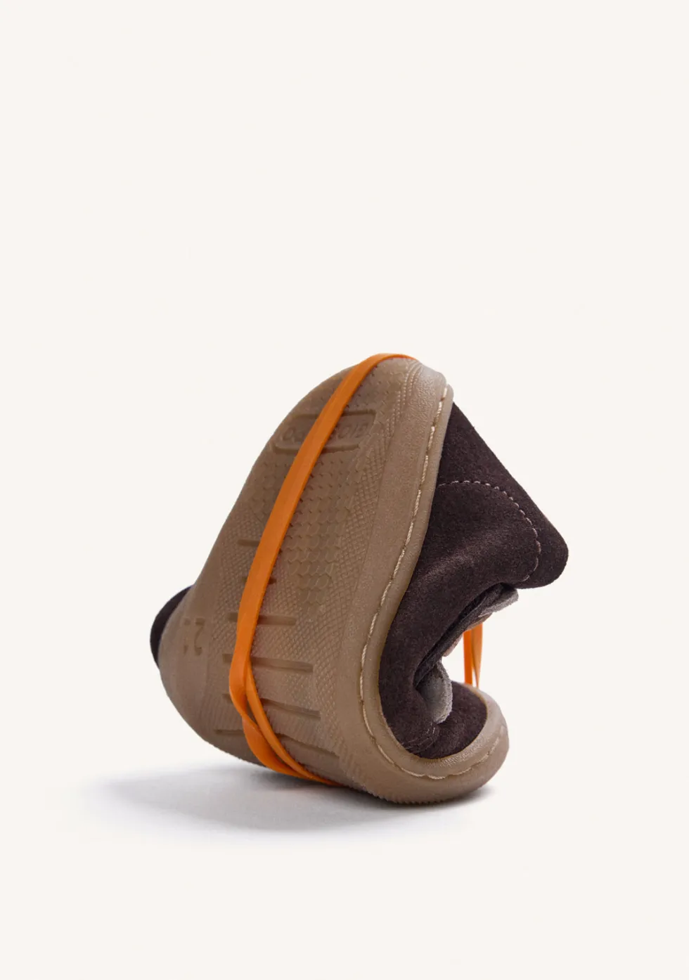 ZAPATILLAS BAREFOOT MARRÓN PIEL BRILLO