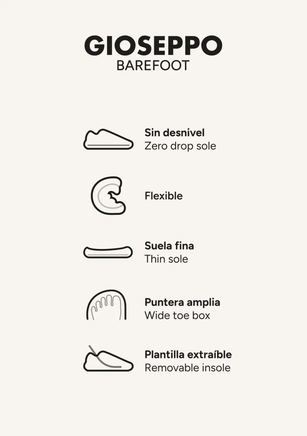 ZAPATILLAS BAREFOOT REJILLA LEOTA