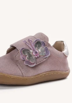 ZAPATILLAS BAREFOOT ROSA PIEL BRILLO