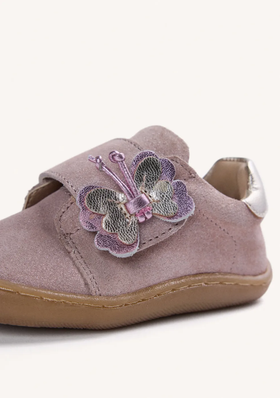 ZAPATILLAS BAREFOOT ROSA PIEL BRILLO