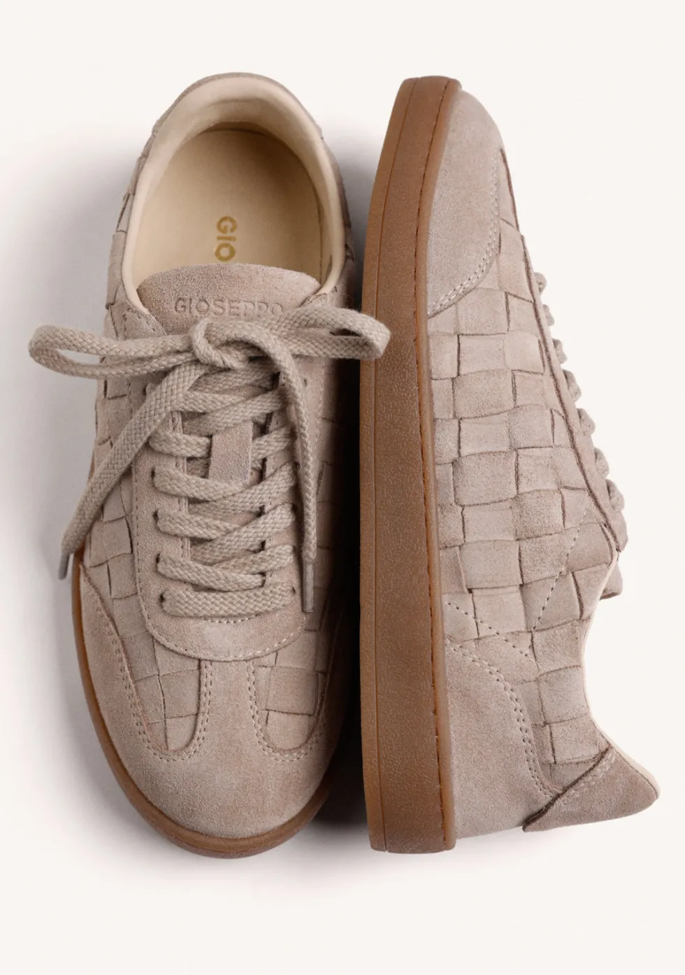 ZAPATILLAS BEIGE PIEL TRENZADA