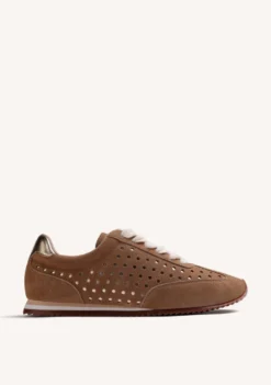 ZAPATILLAS MARRÓN PIEL BRILLO