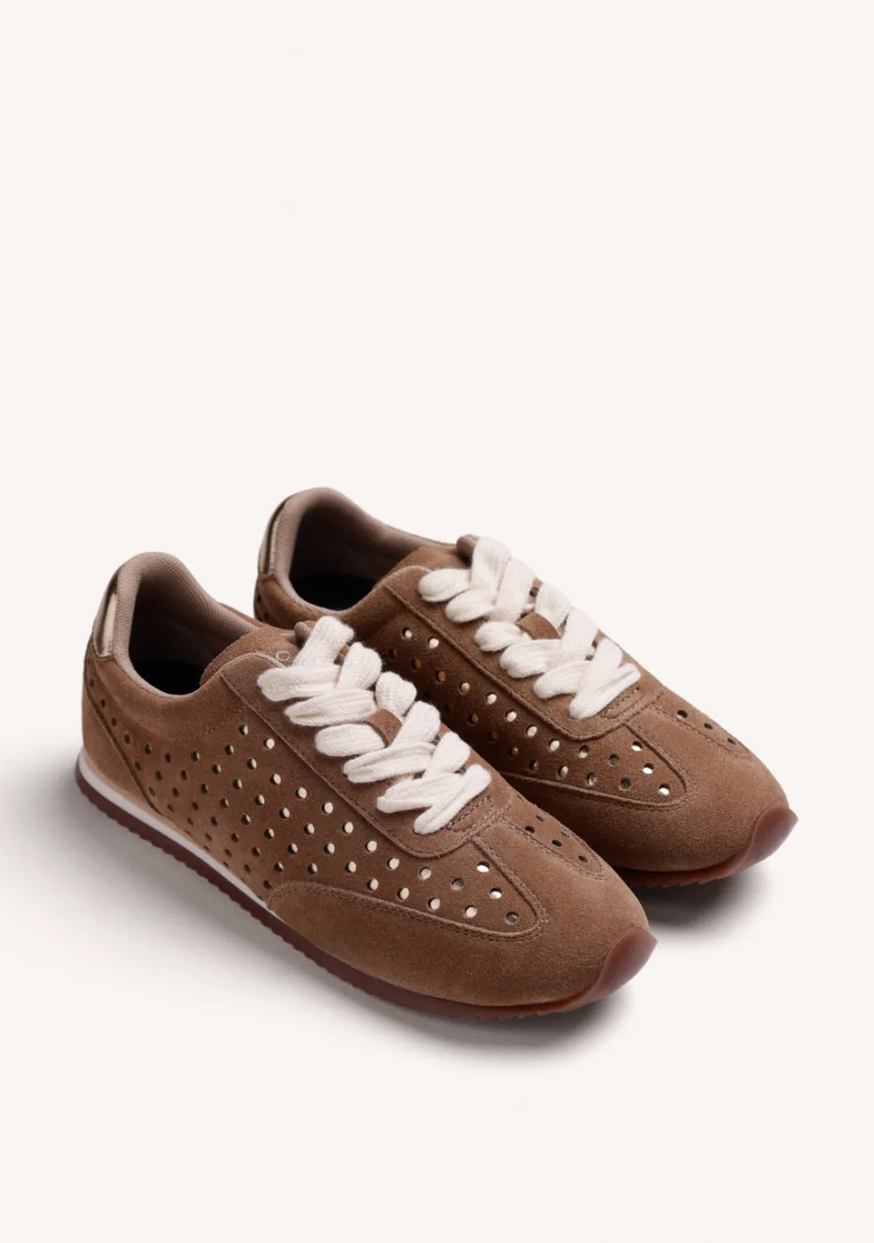 ZAPATILLAS MARRÓN PIEL BRILLO