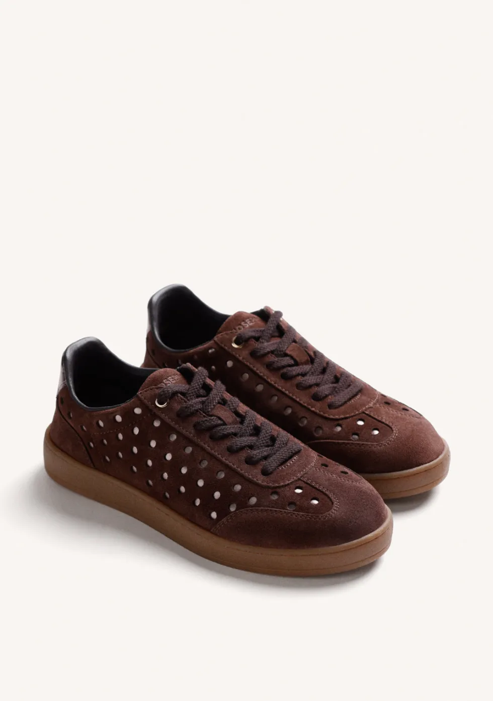 ZAPATILLAS MARRÓN PIEL BRILLO