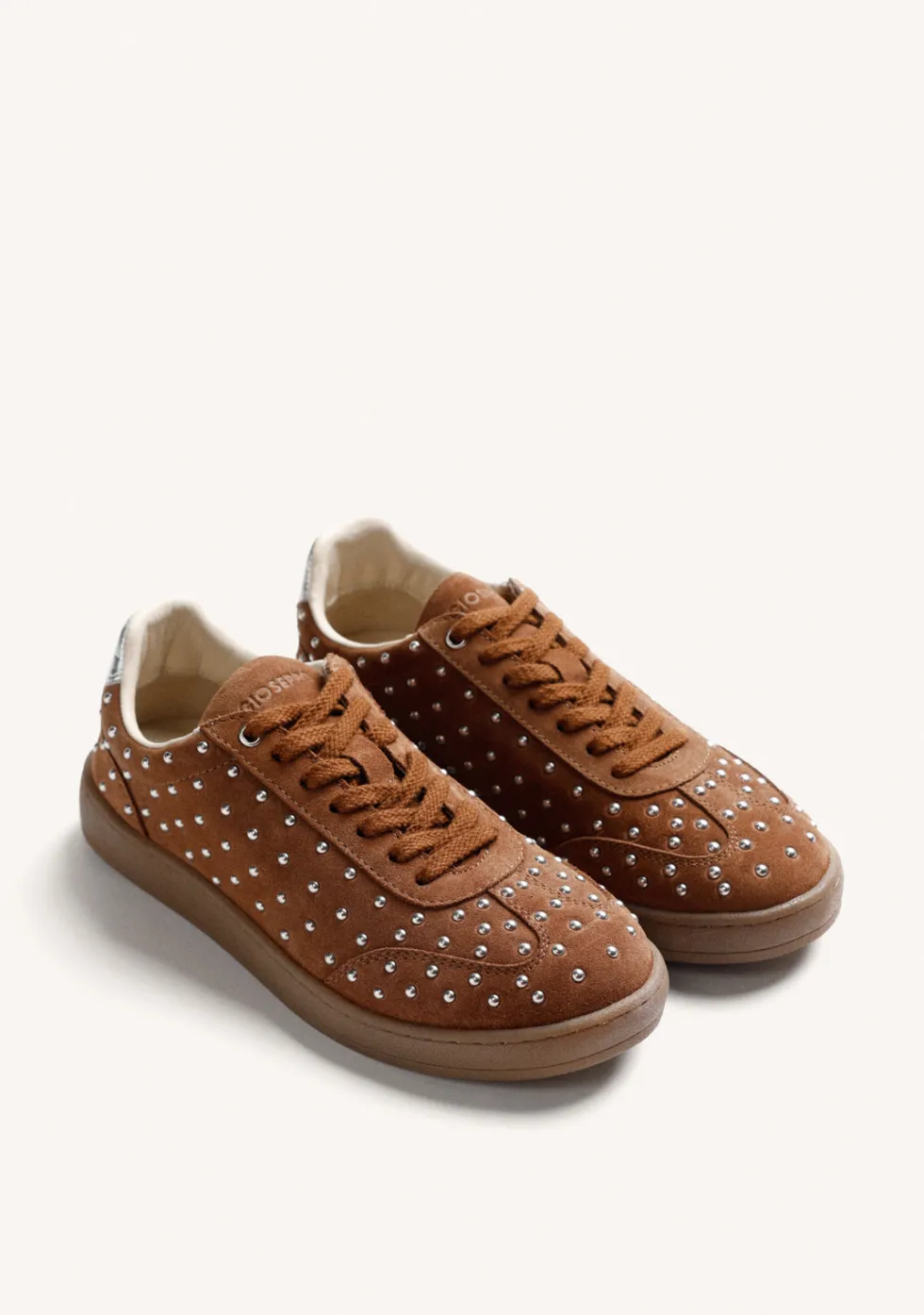 ZAPATILLAS MARRÓN PIEL TACHAS