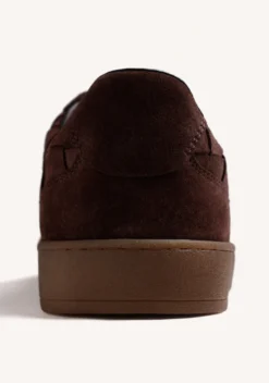 ZAPATILLAS MARRÓN PIEL TRENZADA