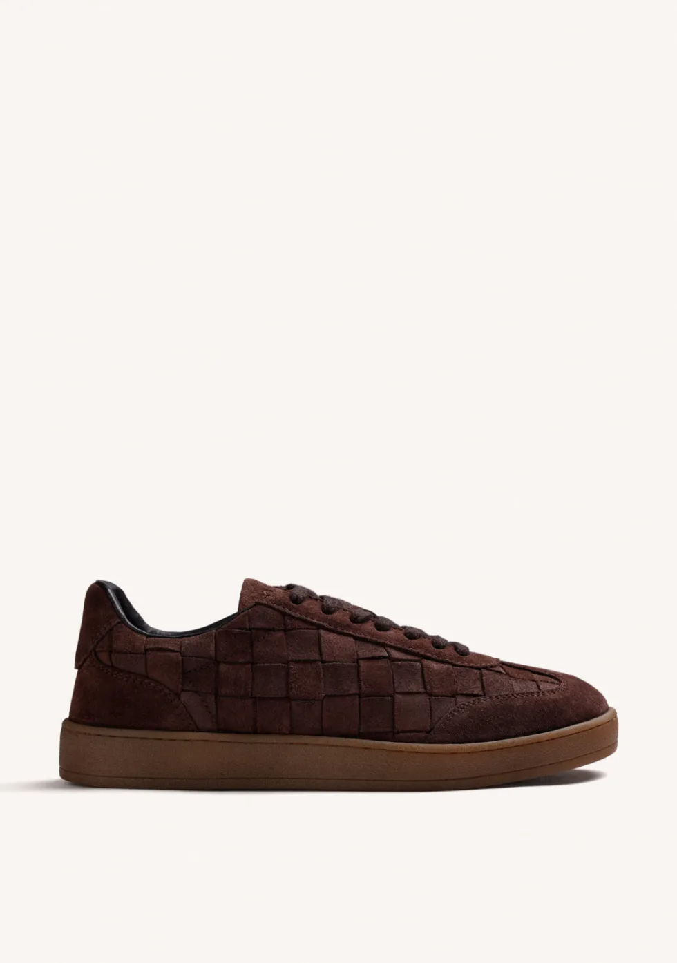 ZAPATILLAS MARRÓN PIEL TRENZADA